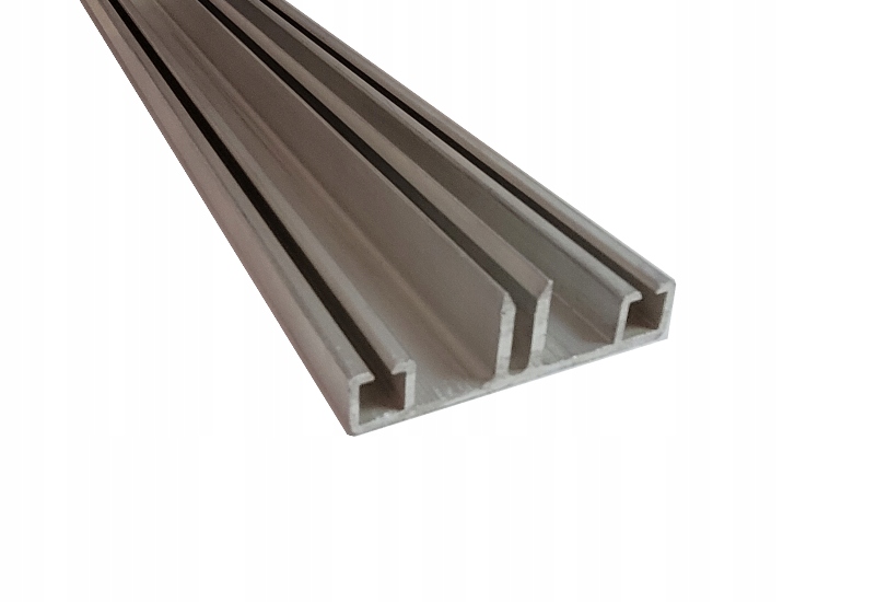 Profil aluminiowy dolny do płyt z poliwęglanu 2m