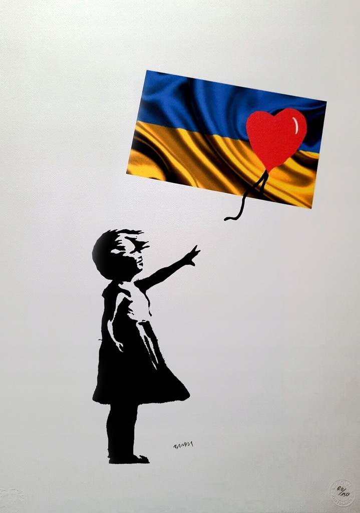 Banksy - Dziewczynka z balonem - Ukraina