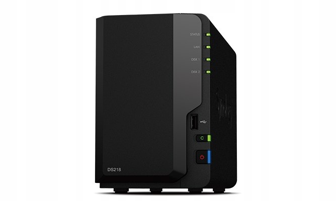 Serwer Synology DS218 (SATA III, USB 2.0, USB 3.0)