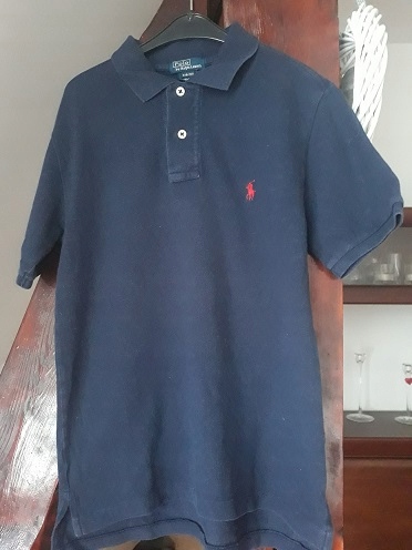 Polo Ralph Lauren granatowa koszulka polo 8-10 lat