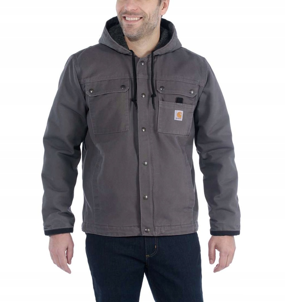 CARHARTT KURTKA ZIMOWA SANDSTONE BARLETT SZARA M