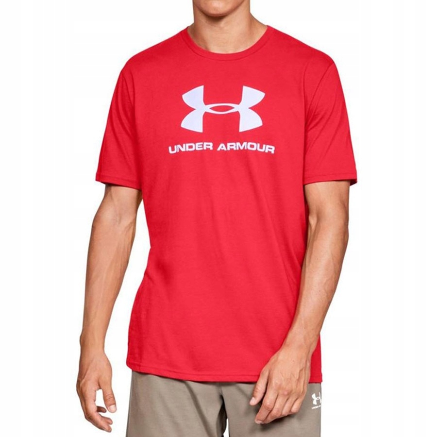 Koszulka UA Sportstyle Logo SS czerwony S!