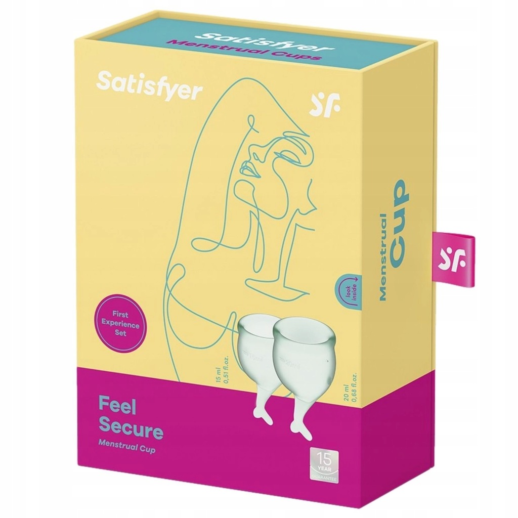 Tampony - Feel Secure Menstrual Cup (light green)