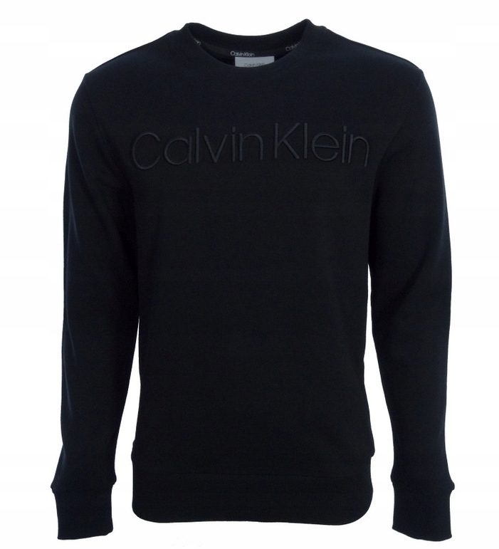 CALVIN KLEIN bluza męska, czarna, logo S