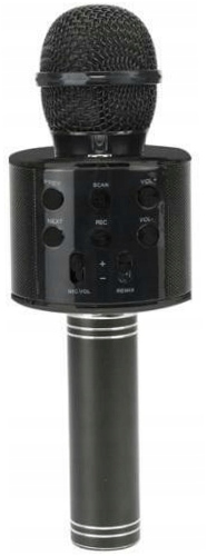 Mikrofon zabawkowy JYWK369-6 czarny