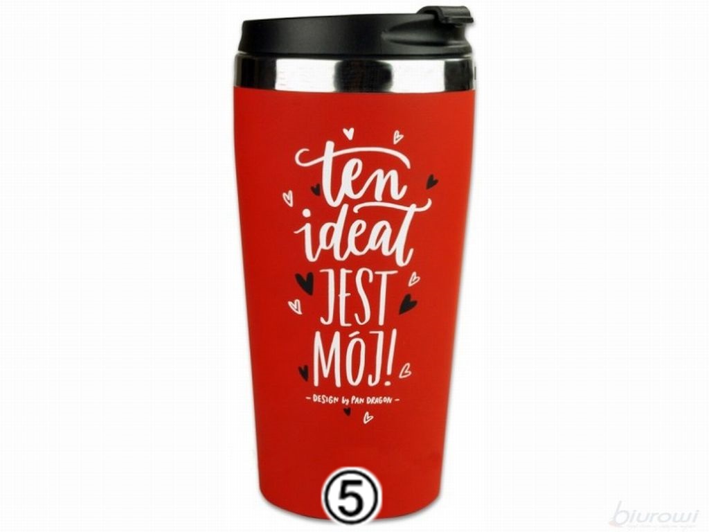 KUBEK TERMICZNY na KAWĘ TERMOS BIDON DUŻO WZORÓW ...