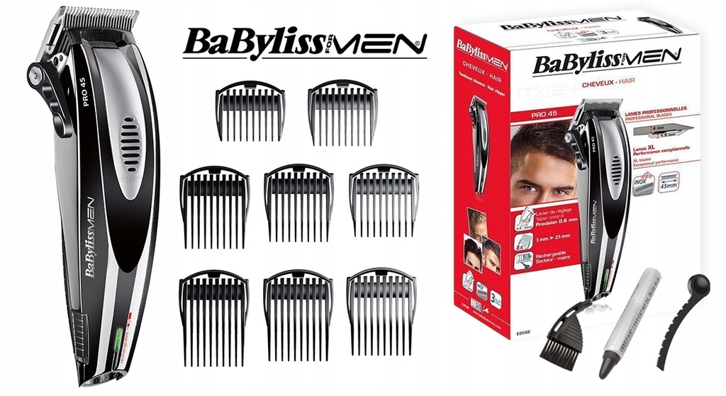 Tondeuse Babyliss Men Babyliss E956e Pro 45 Tondeuse Cheveux