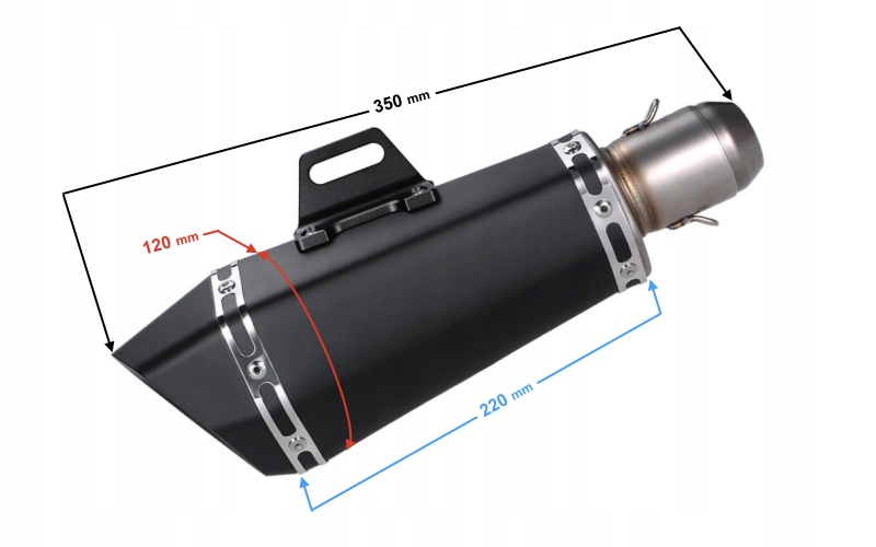 Купить Спортивная выхлопная система, глушитель мотоцикла, черный униформа: отзывы, фото, характеристики в интерне-магазине Aredi.ru