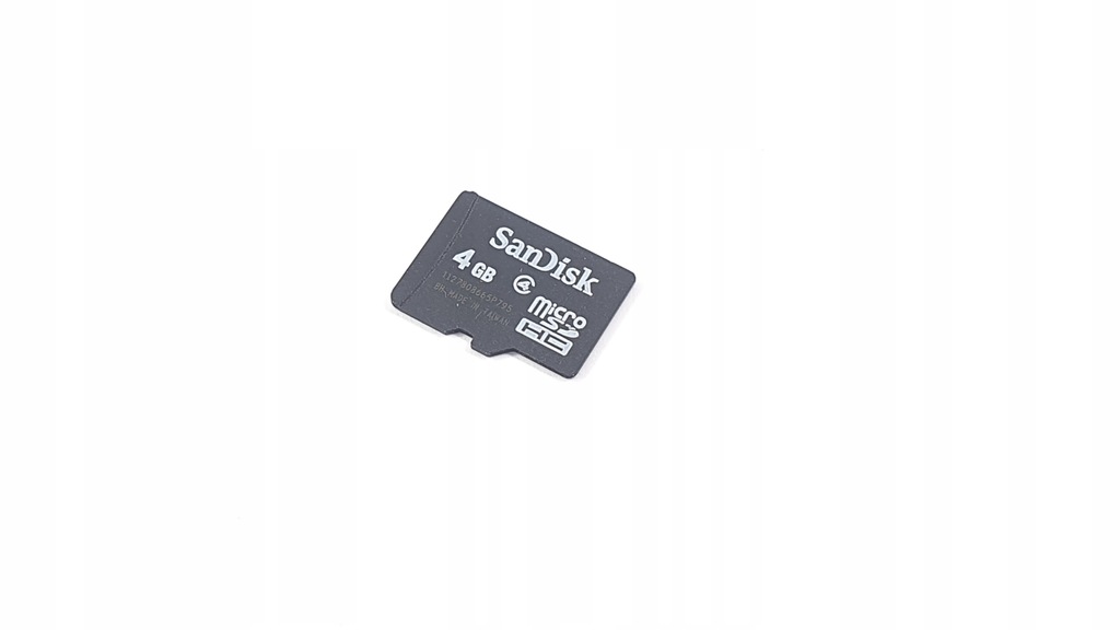 KARTA PAMIĘCI MICROSD 4GB micro SD SANDISK