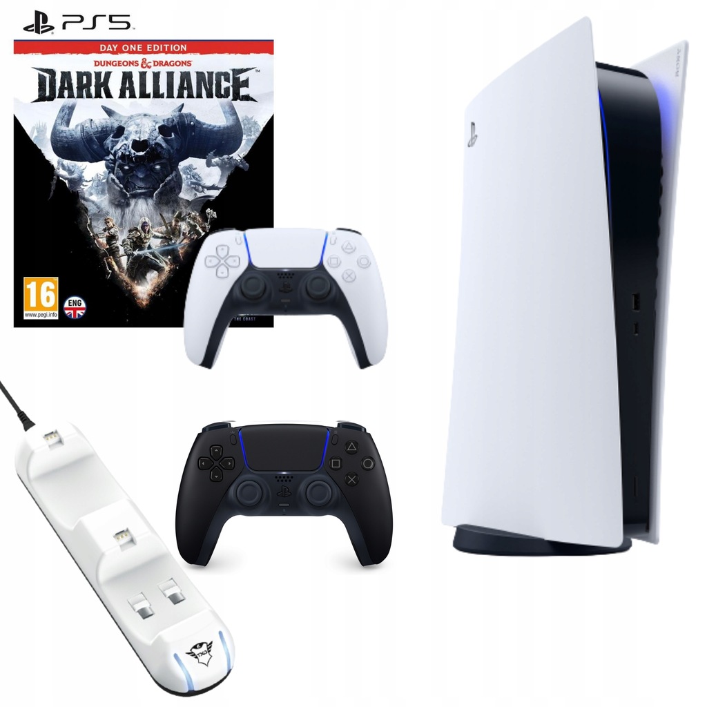 Konsola Sony PlayStation 5 + 2 PADY+ Dark Alliance