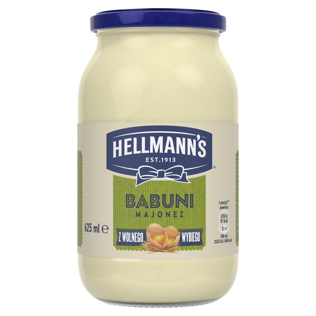 MAJONEZ HELLMANNS 625ml BABUNI