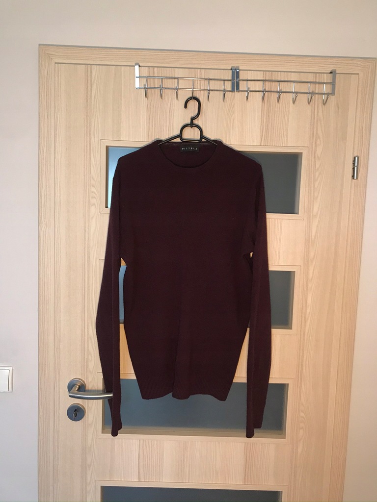 SWETER VISTULA r.M BURGUND/BORDO