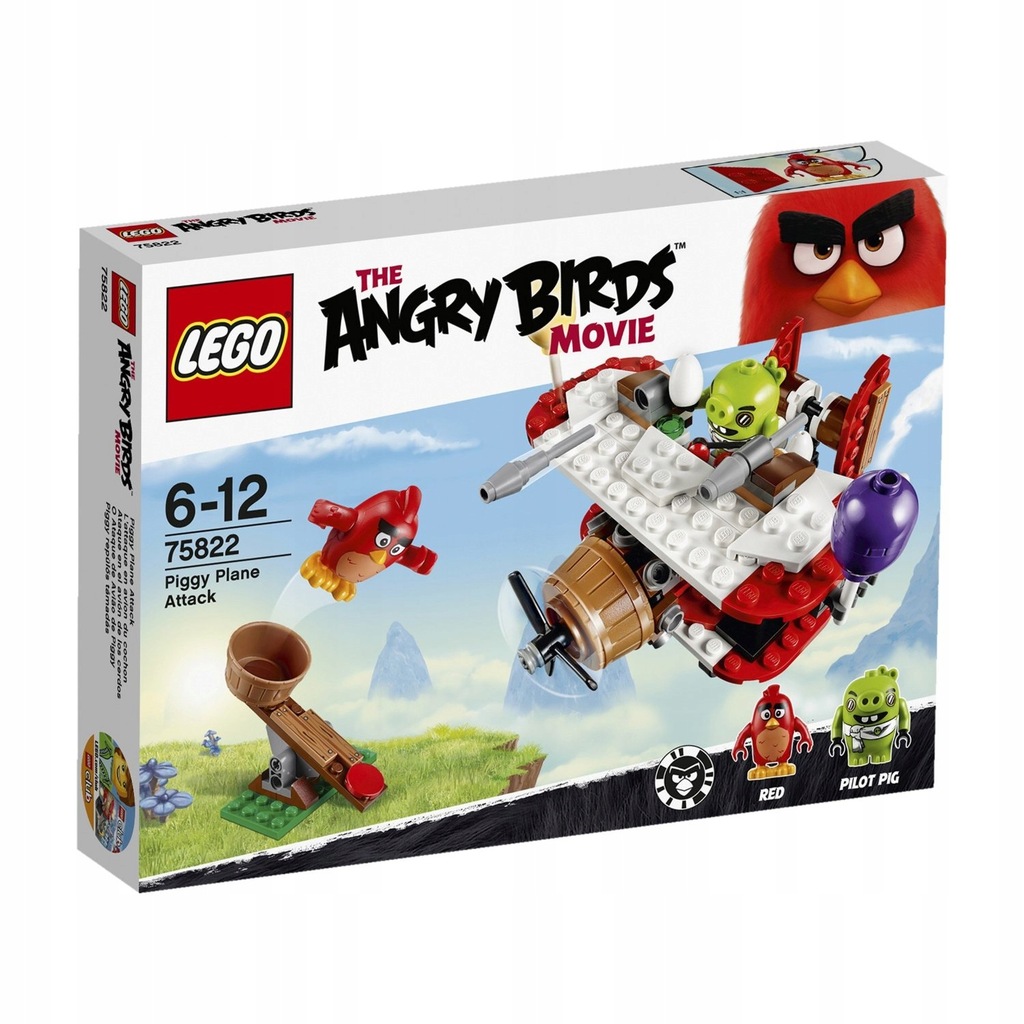 LEGO ANGRY BIRDS Atak samolotem świnek 75822