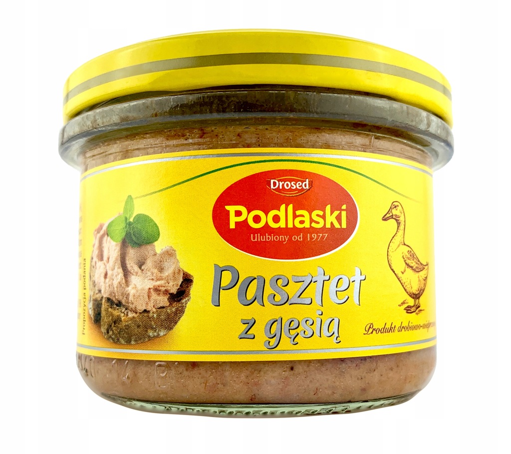 PASZTET Z GĘSIĄ PODLASKI DROSED SŁOIK 160g