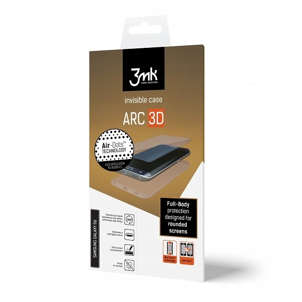 3MK Folia ARC 3D Fullscreen Sam G955 S8+ HG, przód
