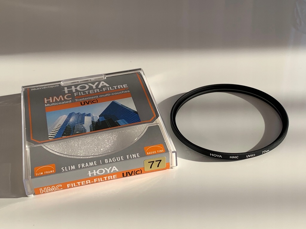 Filtr Hoya UV 77 mm HMC (C) - stan idealny