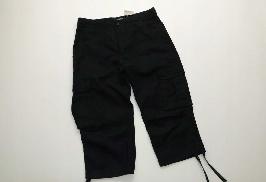 Spodenki DENIM Co. Lniane Naturalne Letnie Len / L