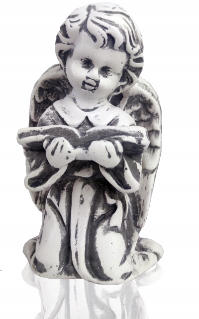 Figurka na grób Anioł Klęczący z ksiązką 18 cm