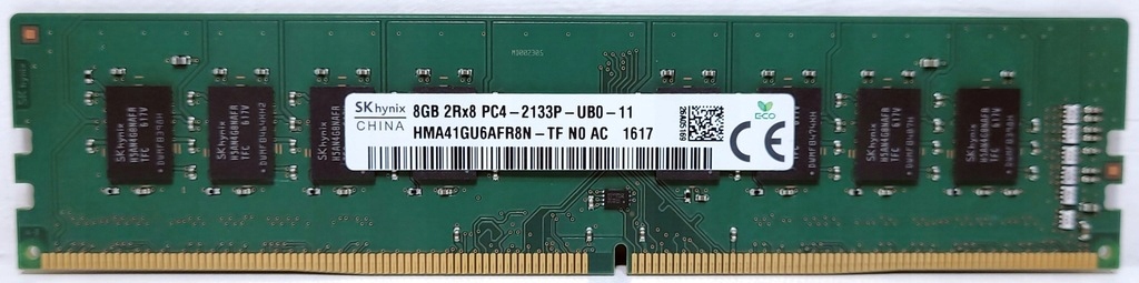 Hynix 8GB PC4 2133 DDR4 DIMM Pamięć RAM do PC (HMA41GU6AFR8N-TF)