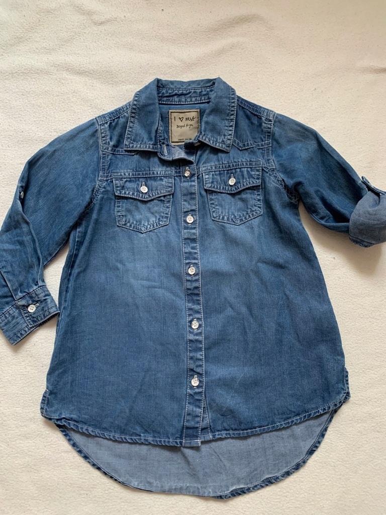 NEXT - Koszula jeansowa 104 cm (3-4 lata) BDB