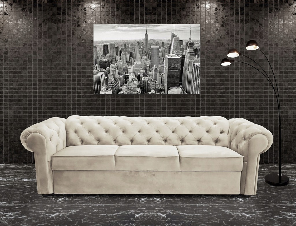 Sofa VALENTINO III , tkanina BLUVEL 22 - 10921650822