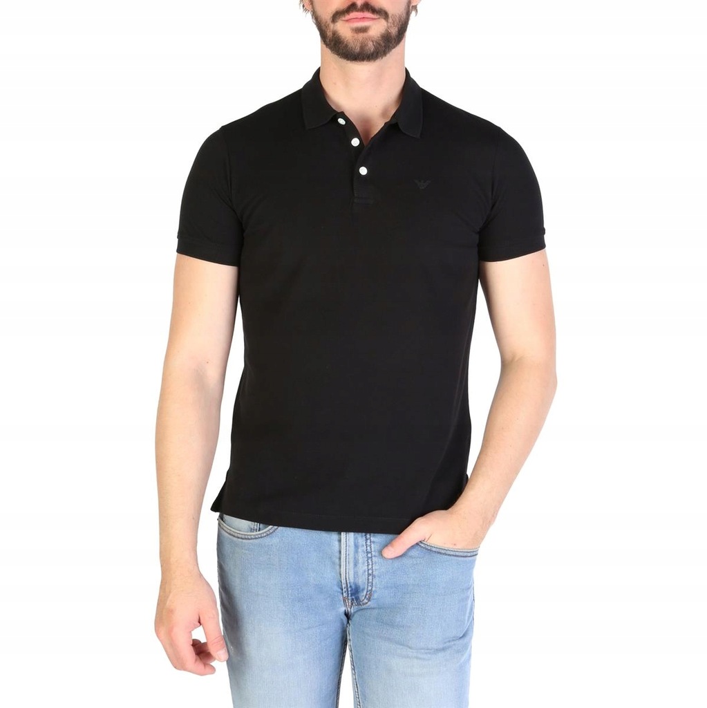 Emporio Armani męska koszulka polo czarny XL