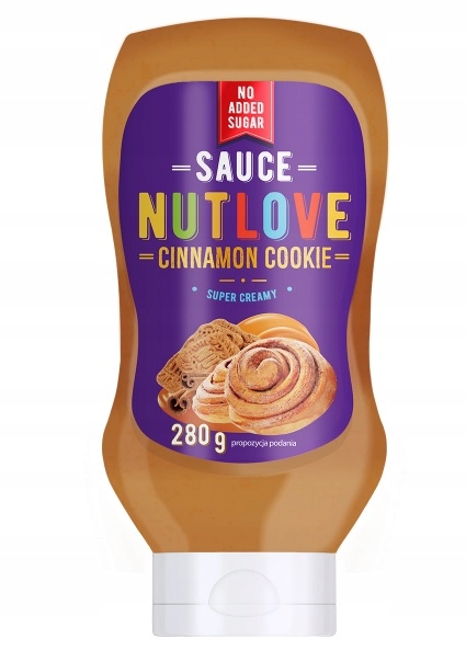 ALLNUTRITION NUTLOVE SAUCE CINNAMON COOKIE 280g Sos Deserowy
