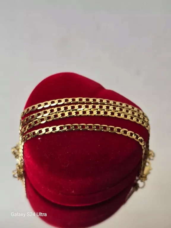 ZŁOTY ŁAŃCUSZEK PANCERKA 585