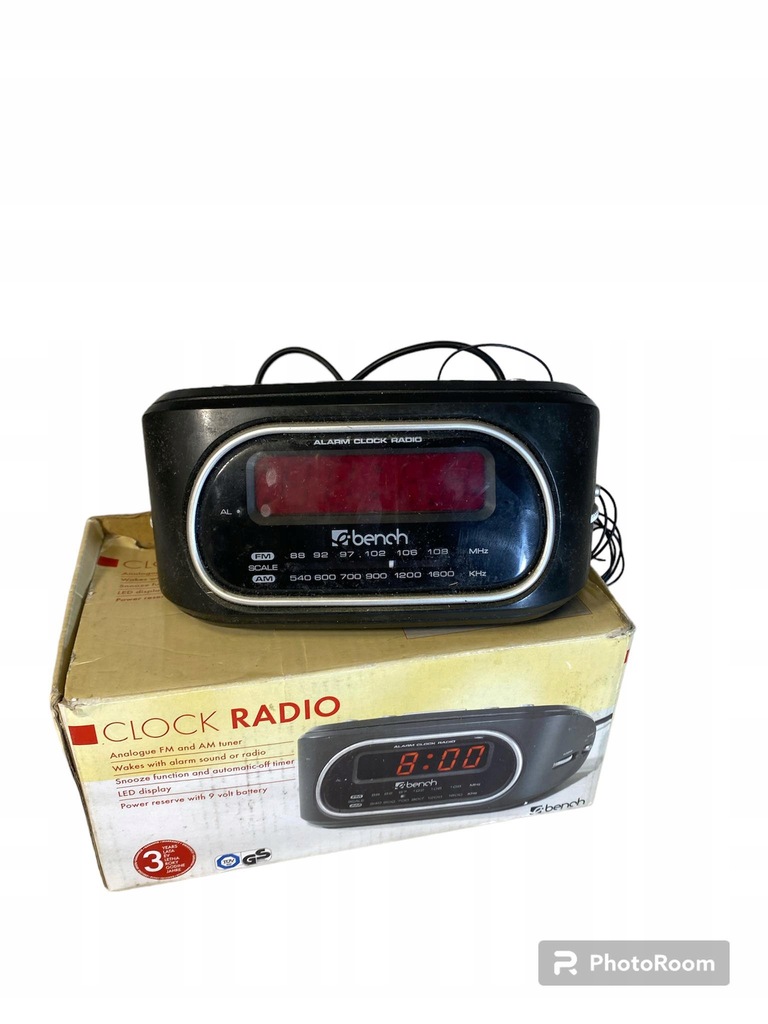 RADIOBUDZIK CLOCK RADIO BENCH
