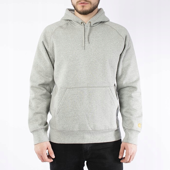 Carhartt WIP Hooded I026384 GREY HEATHER/GOLD S