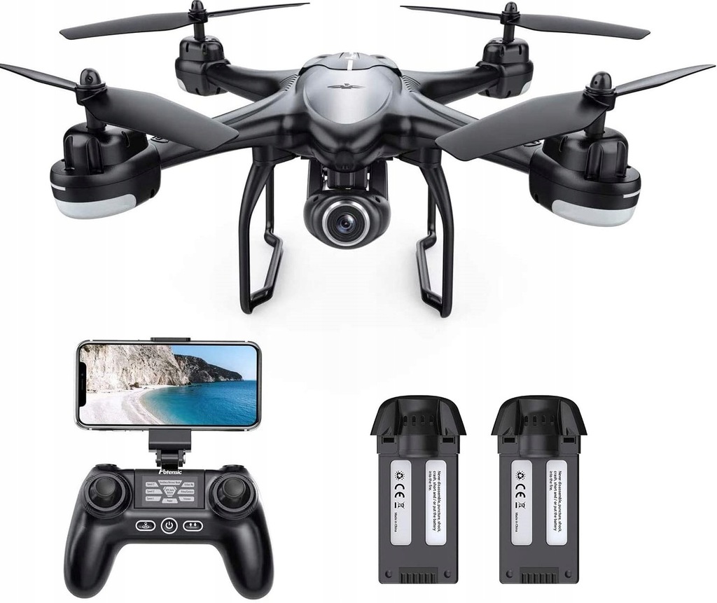 Potensic T18 wideo GPS Follow Me Dron 9662133606 oficjalne archiwum Allegro
