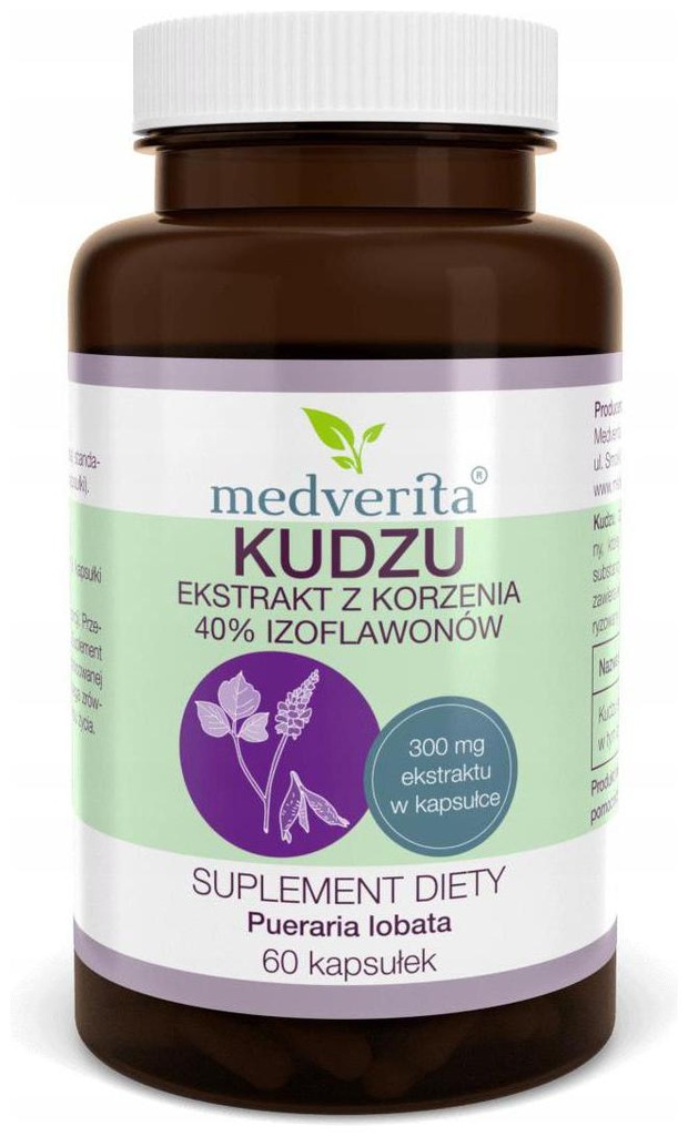 MEDVERITA Kudzu Ekstrakt Z Korzenia 300mg 60K