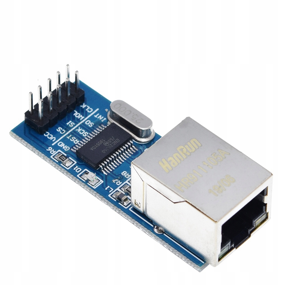 Moduł LAN - HR911105A do Arduino na ECN28J60