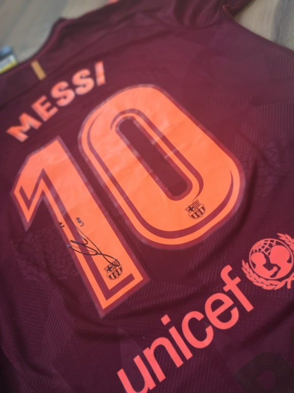 Koszulka Lionel Messi z autografem ! Fc Barcelona