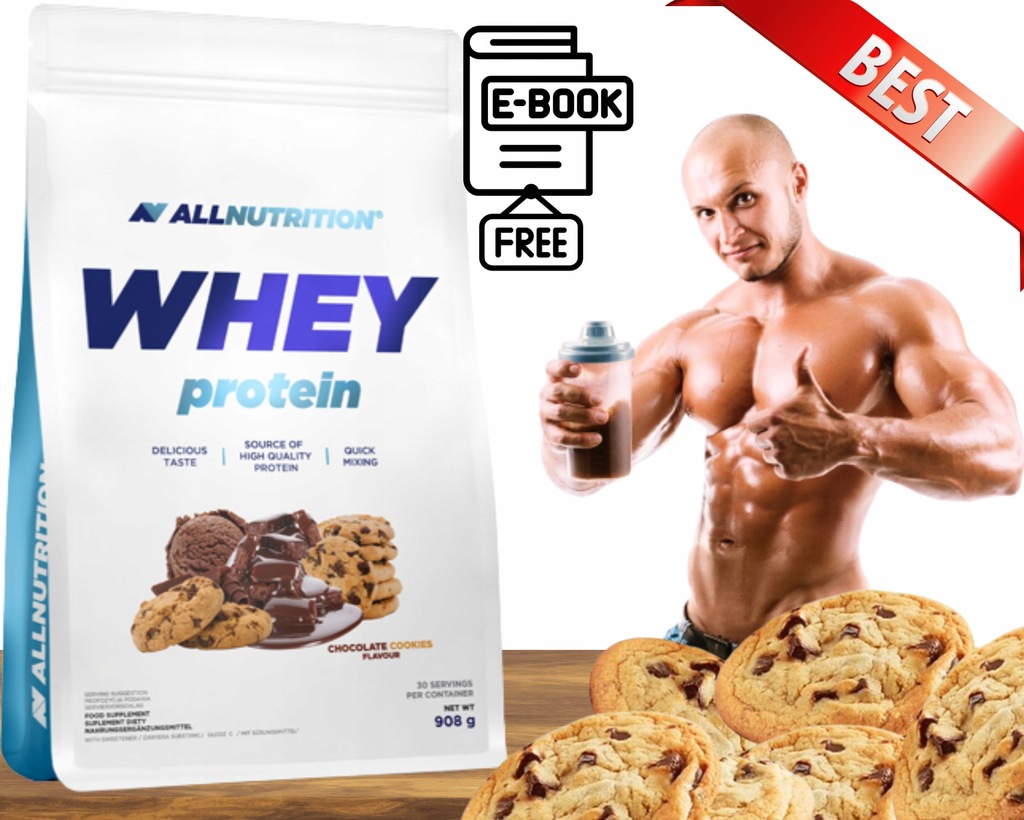 ALLNUTRITION BIAŁKO ODŻYWKA PROTEIN 908G CIASTKO CZEKOLADOWE EBOOK GRATIS