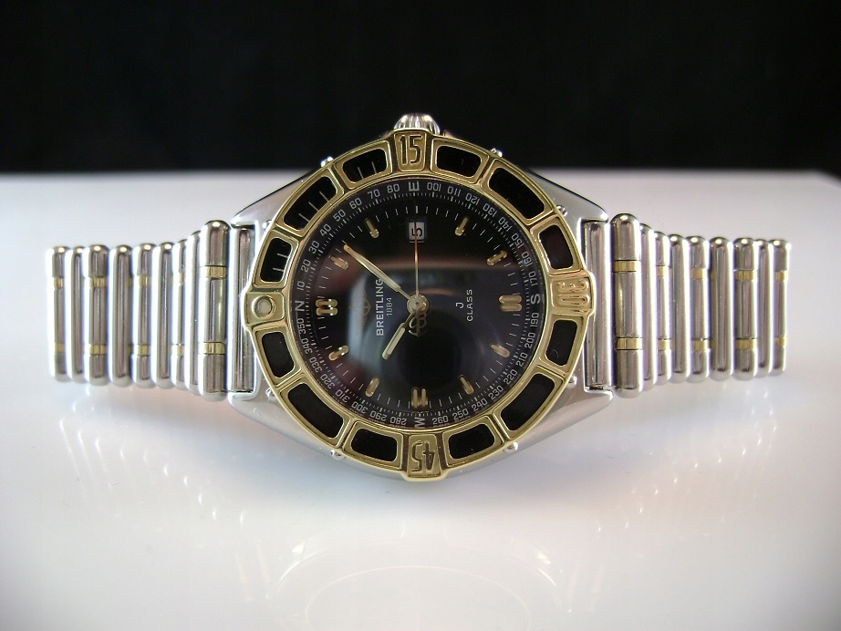 ORYGINALNY DAMSKI BREITLING J-CLASS STAL/18K 30MM