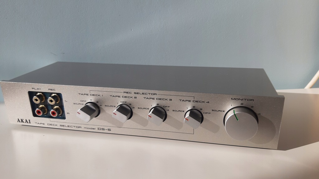 AKAI Tape Deck Selector DS5 srebrny 12605879662 oficjalne archiwum