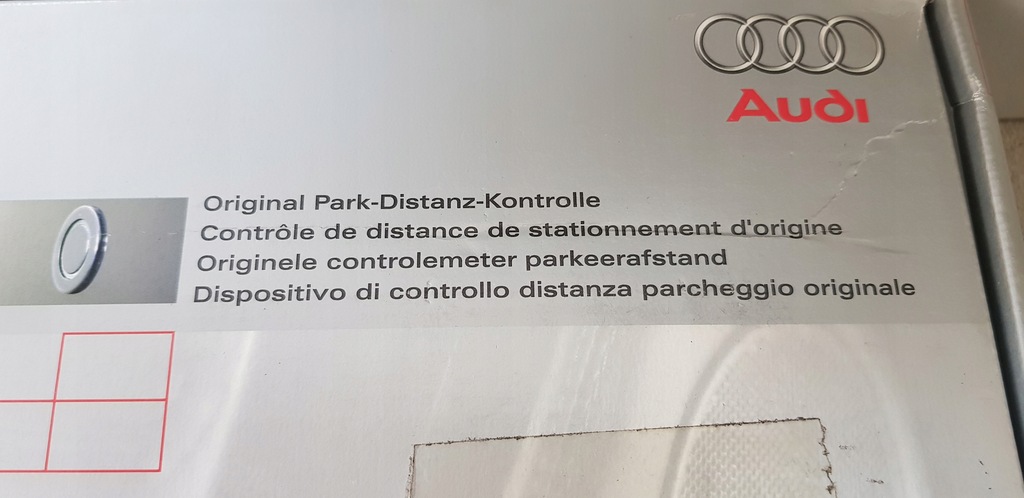 ORYGINALNY ZESTAW CZUJNIKÓW PARKOWANIA AUDI A4 TYŁ