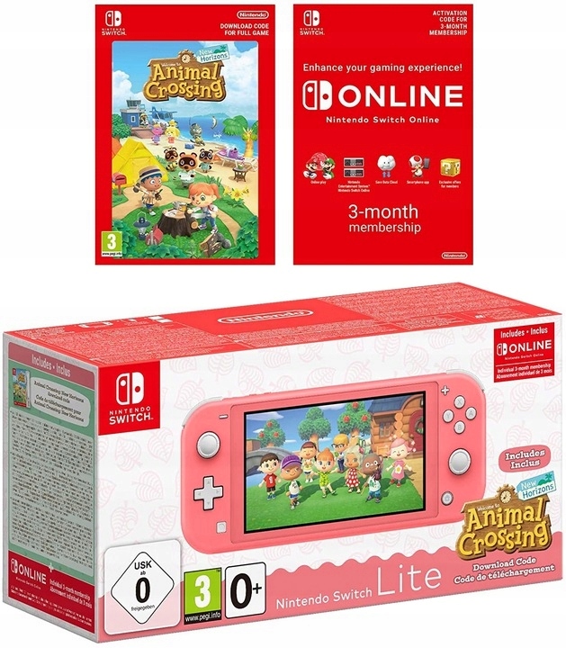 Nintendo Switch Lite + Animal Crossing +3m Online
