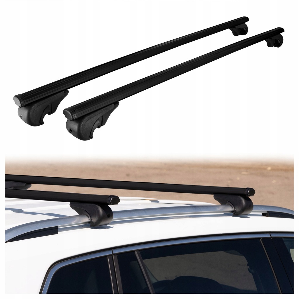 Bagażnik dachowy bazowy belki na relingi do FORD FOCUS I 1998-2004