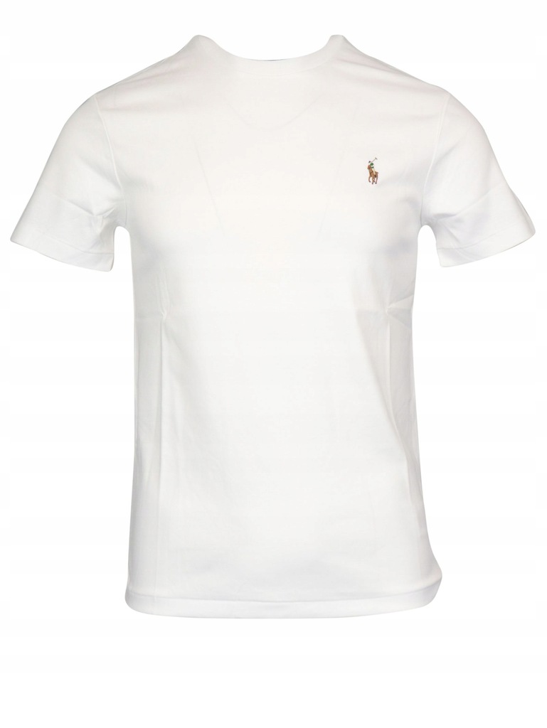 RALPH LAUREN MĘŻCZYZN BIAŁY T-SHIRTY M INT