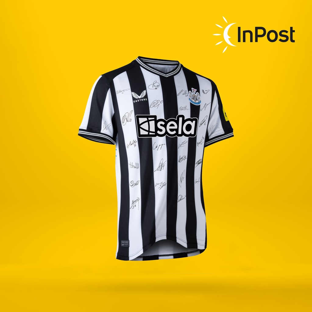 Aukcja InPost: koszulka Newcastle United z autografami piłkarzy!