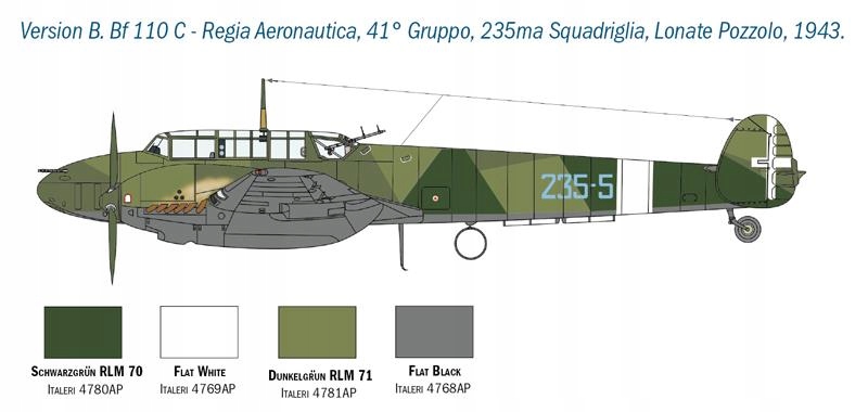 Купить Italeri 2794 Мессершмитт Bf 110 C/D 1:48: отзывы, фото, характеристики в интерне-магазине Aredi.ru