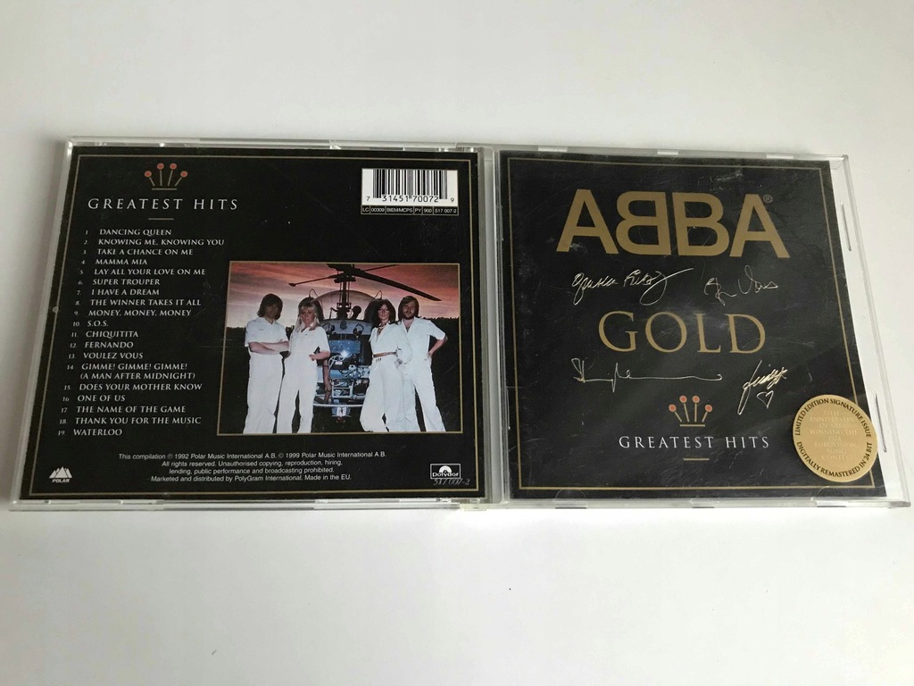 CD ABBA Gold (Greatest Hits) STAN 4+/6