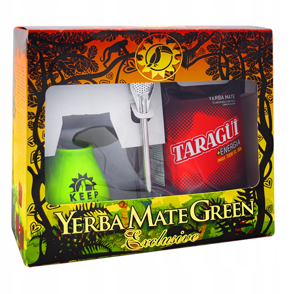 Yerba MATE GREEN ZESTAW TARAGUI ENERGIA