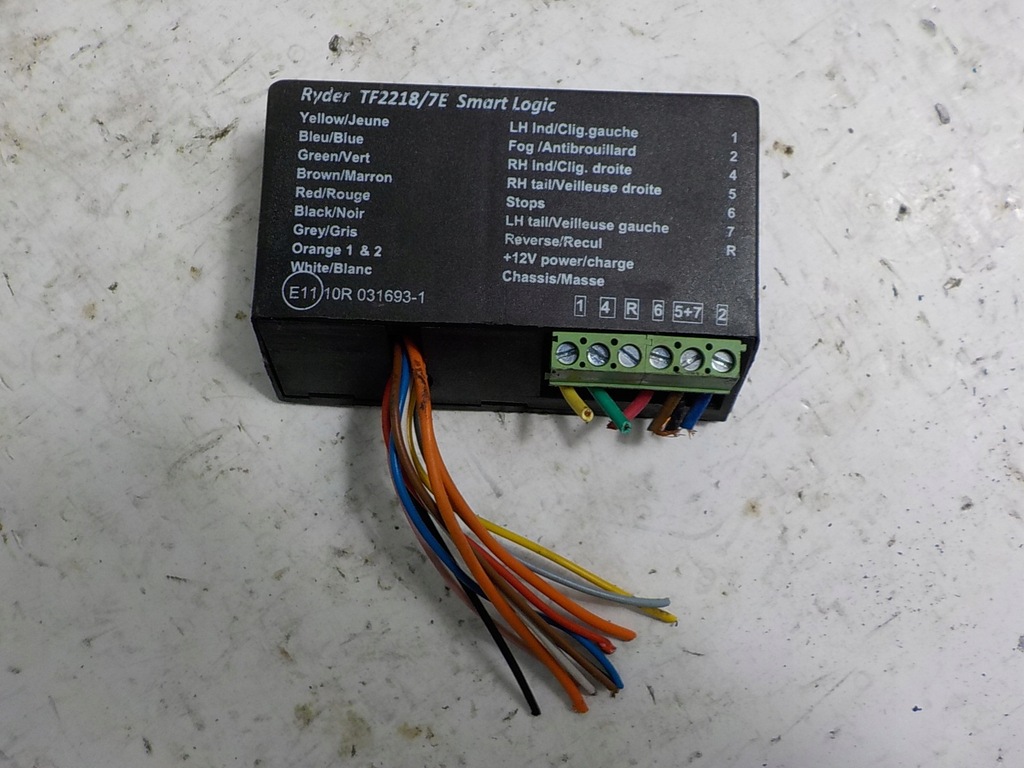 TSR2 3W 15°　PT-7 X MODUŁ HAKA PRZEKAŹNIK HOLOWNICZY RYDER TF2218/7E SMART LOGIC