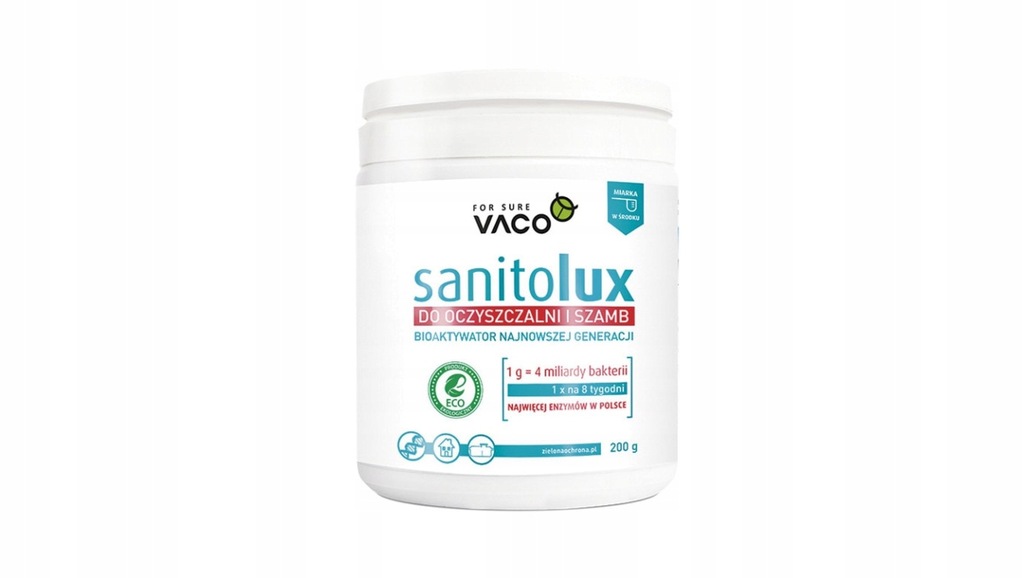 ECO Sanitolux Bioaktywator do oczyszczalni i szamb