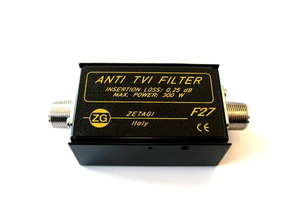 Filtr dolnoprzepustowy Zetagi F27 0-30MHz 300W