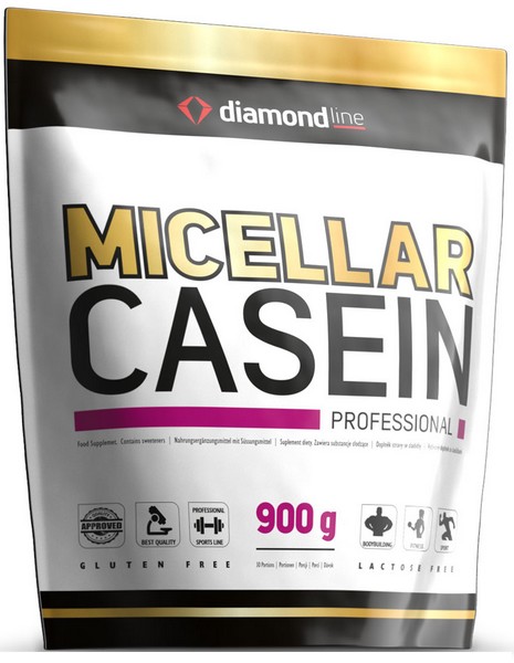 HI-TEC DIAMOND CASEIN PRO 900g KAZEINA BIAŁKO NOC