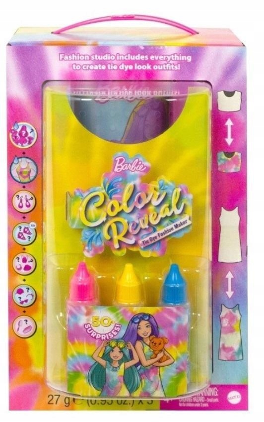 BARBIE COLOR REVEAL TIE DYE FASHION MAKER DOLL